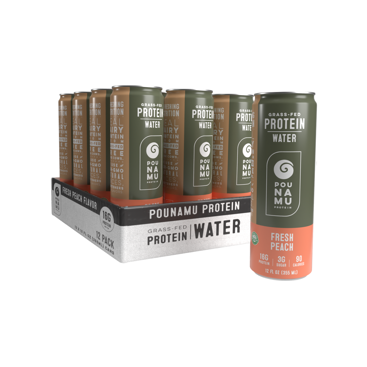 Fresh Peach Protein Water – Pounamu Protein