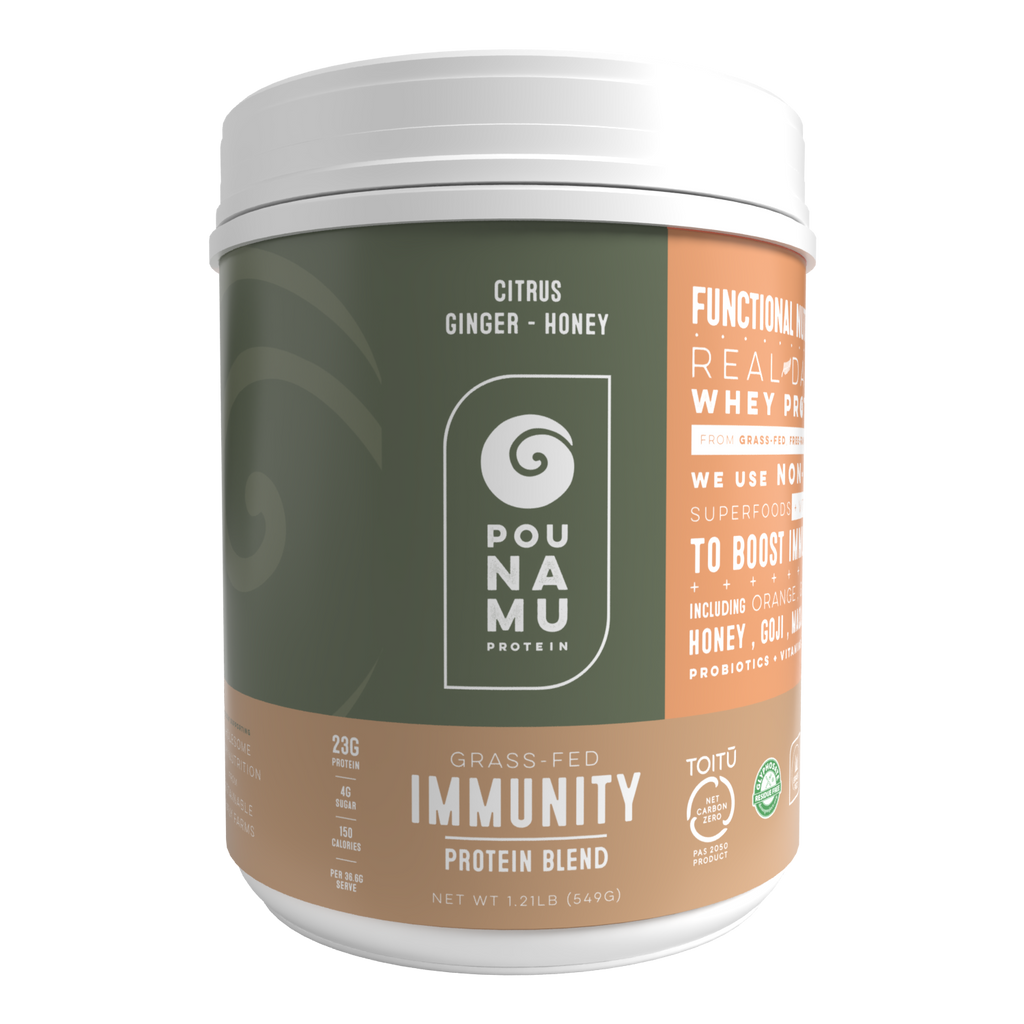 Immunity Protein Superfood Blend - Citrus, Ginger, Honey